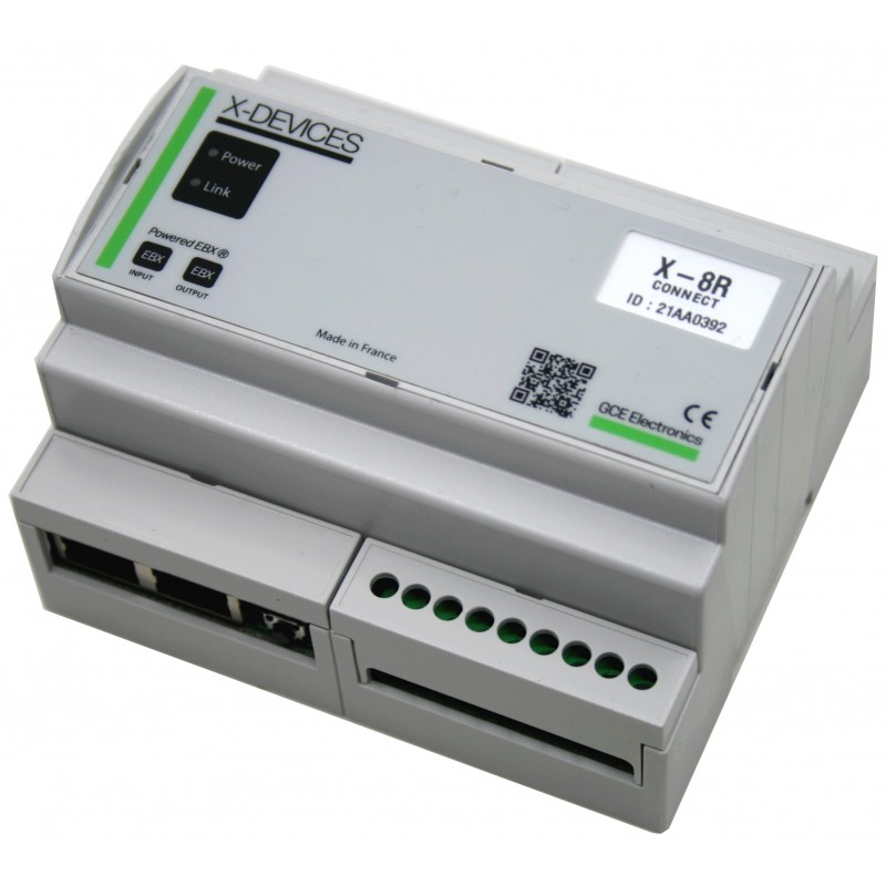 X-8R CONNECT – Extension Wifi 8 relais | GCE Electronics